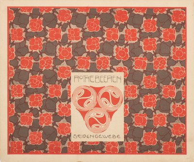 Rode bessen zijden stof, 1901 door Koloman Moser