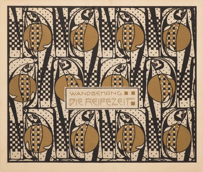De tijd van de vruchtbaarheid, 1901 door Koloman Moser