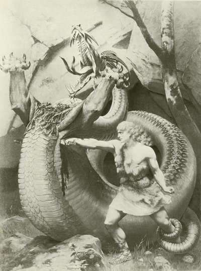 Siegfried, Acte II scène vi door Konrad Dielitz