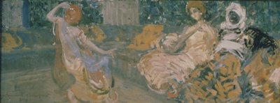 Illustratie voor het gedicht De Fontein van Bahçesaray door A. Pushkin, 1907 door Konstantin Alekseevich Korovin