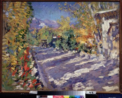 De weg naar Gurzuf door Konstantin Alekseevich Korovin