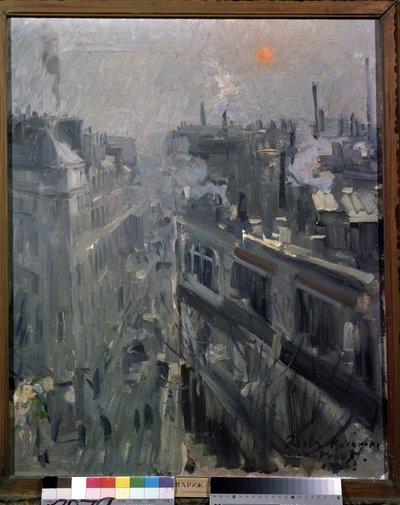 Parijs door Konstantin Alekseevich Korovin