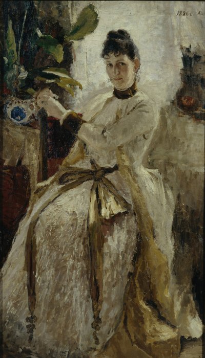 Portret van gravin Sophia Nikolayevna Golitsyna, 1886 door Konstantin Alekseevich Korovin