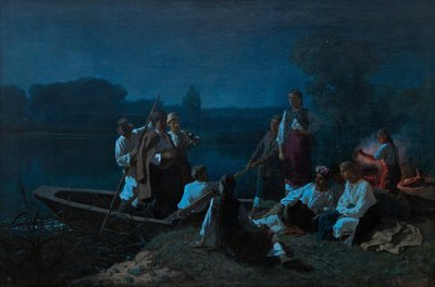 De nacht voor Pinksteren in Oekraïne, 1878 door Konstantin Alexandrovich Trutovsky