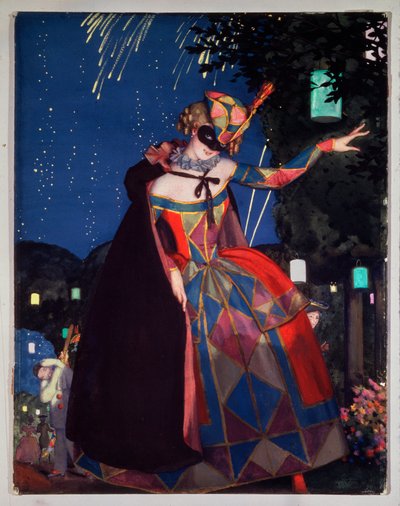 De tong van Colombine door Konstantin Andreevic Somov