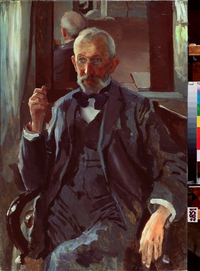 Portret van vader door Konstantin Andreevic Somov