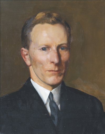 Portret van Boris Emmanuilovich Nolde door Konstantin Andreevic Somov