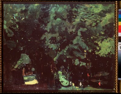 Een park door Konstantin Andreevic Somov