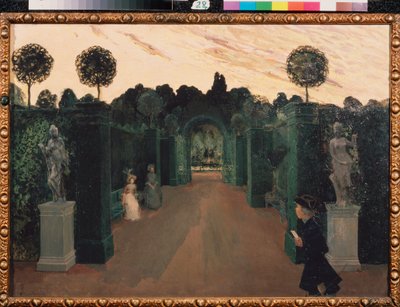 Een liefdesbrief door Konstantin Andreevic Somov