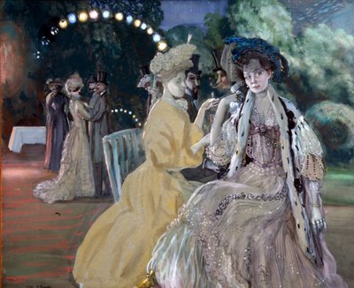 Courtisanes, 1903 door Konstantin Andreyevich Somov