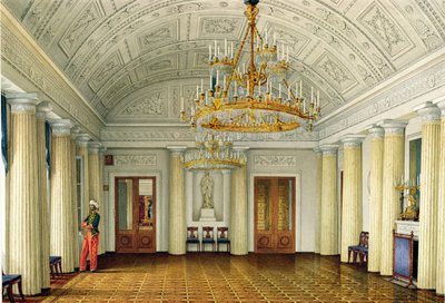 De Moorse Hal, het Winterpaleis door Konstantin Andreyevich Ukhtomsky