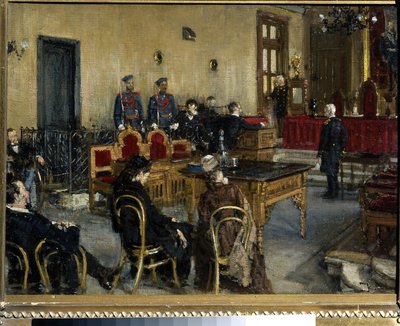 Wachten op een vonnis door Konstantin Apollonovich Savitsky