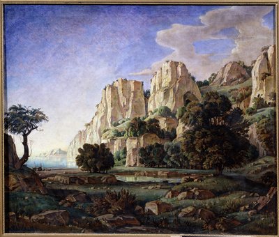 Ochtend, Krimlandschap, ca. 1920 door Konstantin Bogayevsky