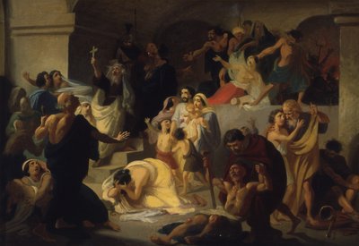 Christelijke martelaren in het Colosseum, begin 1860s door Konstantin Dmitrievich Flavitski