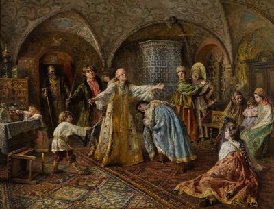 Blindemannetje door Konstantin Egorovich Makovsky