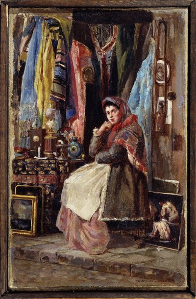 Curiosa winkel door Konstantin Egorovich Makovsky