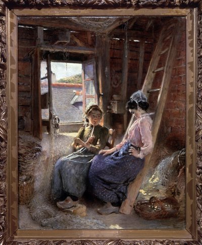 Twee Bretonse vrouwen door Konstantin Egorovich Makovsky