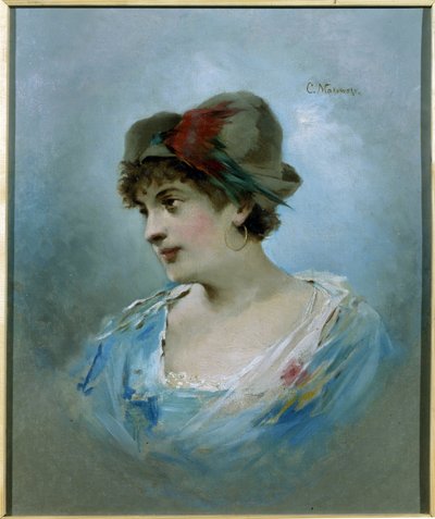 Portret van de ballerina Marie Petipa (1857-1930) door Konstantin Egorovich Makovsky