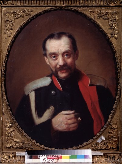 Portret van de componist Cesar Antonovich Cui (1835-1918) door Konstantin Egorovich Makovsky