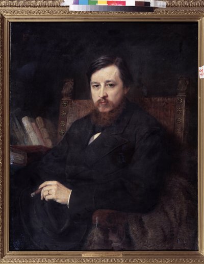 Portret van de componist Michail P. Azantsjevski door Konstantin Egorovich Makovsky