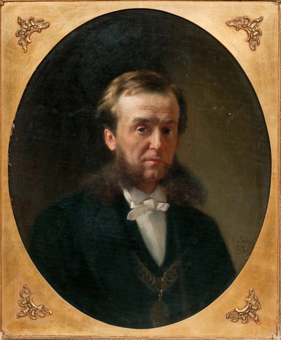 Portret van Graaf Pyotr Aleksandrovich Valuev 1815-1890 door Konstantin Egorovich Makovsky