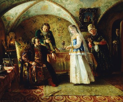 De introductie, 1868 door Konstantin Egorovich Makovsky