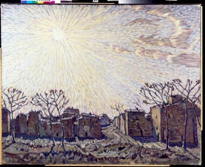 De zon door Konstantin Fedorovich Bogaevsky