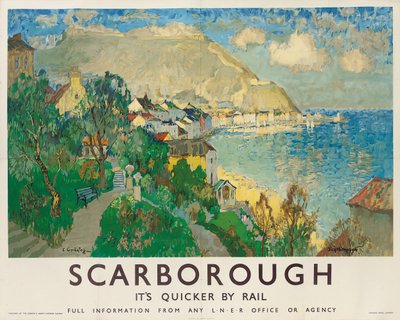 Een Reclameposter voor Scarborough door Konstantin Ivanovich Gorbatov