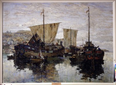 Boten. Groot Novgorod door Konstantin Ivanovich Gorbatov