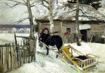 Winter, 1894 door Konstantin Alekseevich Korovin