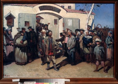 Terugkeer naar vrijheid (detail) door Konstantin Petrovich Pyneev