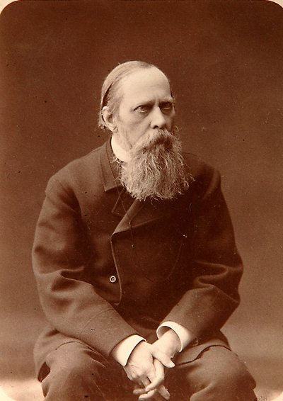 Mikhail Saltykov-Shchedrin, Russische auteur, 1880s door Konstantin Schapiro