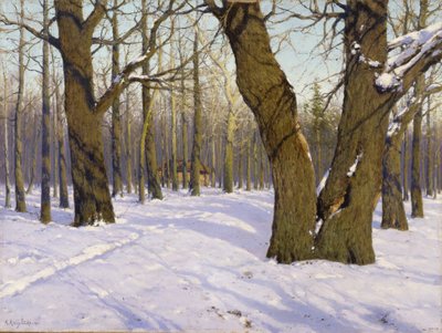 Vroege Lente door Konstantin Yakovlevich Kryzhitsky