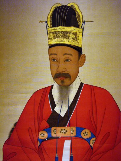 Portret van Yi Haeung (of 