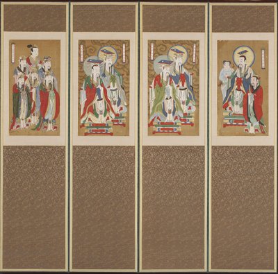 Processiescène, Choson dynastie door Korean School