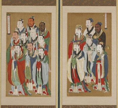 Processiescène, Choson dynastie door Korean School