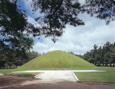 Tumulus van Koning Muryong door Korean School