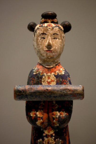 Decoratieve figuur van een graf door Korean School