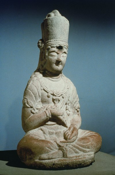 Zittende Bodhisattva van Hansong-sa, Korea door Korean School