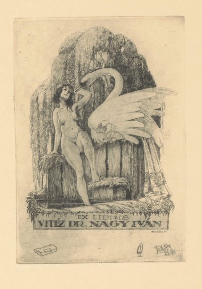 Ex libris van Iván Nagy door Kornél Révész