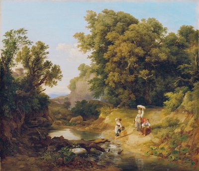 Ideaal landschap (Italiaans landschap) door Károly Markó d. Ä.