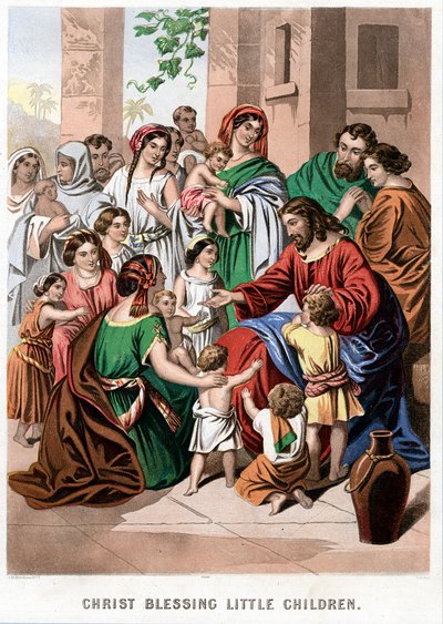 Christus Zegent Kleine Kinderen door Kronheim and Co