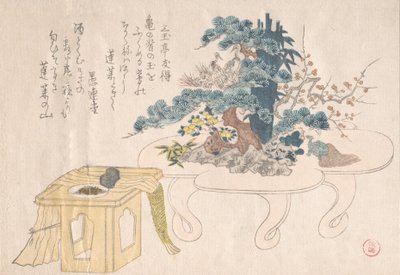 Shimadai en Sambo, 19e eeuw door Kubo Shunman