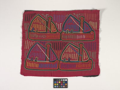 Shirtpaneel (Mola) door Kuna Indian Culture