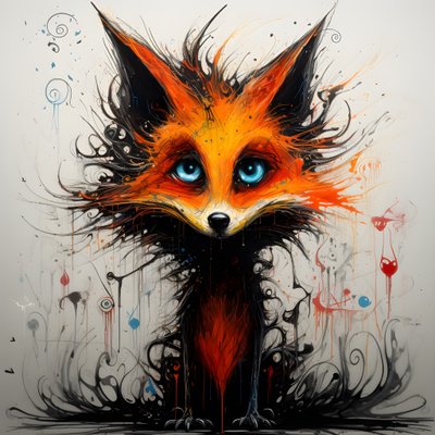 antropomorfisme van de tovervos 2 door Kurt Heppke