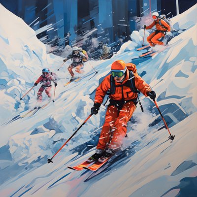 Het tweehonderdvierenzestigste schilderij sinds de tweede keer dat de koudste winternachten voorbij zijn 3 door Kurt Heppke