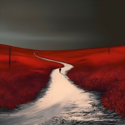 Een lange rode straat. Lopen. Zoals de held die nooit rende. 1 door Kurt Heppke