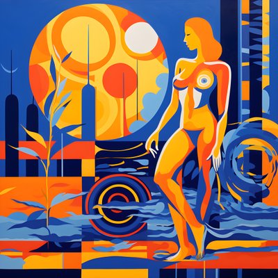 Teleurstelling in de zon, watervrouw 1 door Kurt Heppke