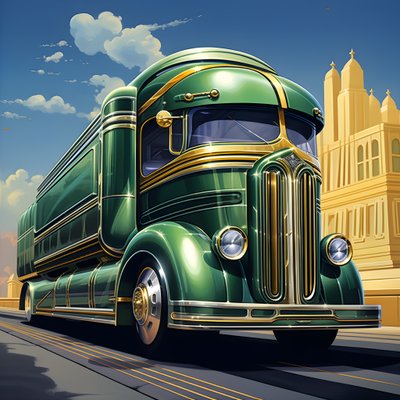 platte neus vrachtwagen door Kurt Heppke