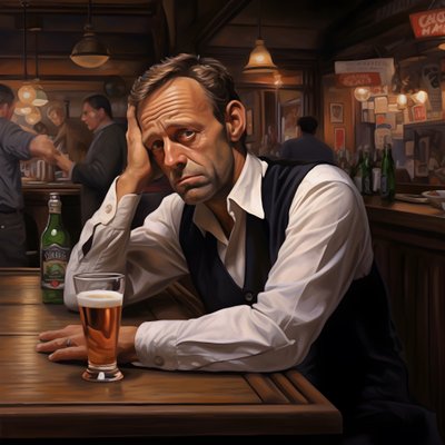 Fotorealistische Oostenrijkse man in zijn werkkleding 1 door Kurt Heppke